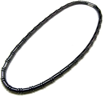 Healing Stone Bracelet with Round Bead Black